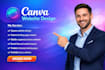 build canva ugc portfolio website landing page ebook template design presentatio