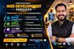 develop fully responsive reactjs and nodejs web app