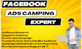 be your facebook ads camping expert for high sales