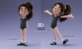 design high quality 3d characters, 3d character models, 3d character animation