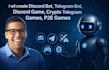 create discord bot, telegram bot , dicord game, crypto telegram games, p2e games
