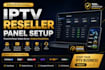 setup panel with stable server, strong8k,lion ott ,mega ott, trex, dream4k