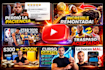 design high CTR viral youtube thumbnails