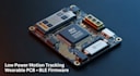 design low power motion tracking wearable pcb with ble firmware