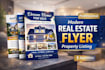 design modern real estate flyer for property listing