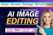 fix, edit, face swap and generate ai images using photoshop and ai