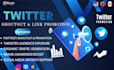 twitter shoutout promotion to 80m real USA and UK audience