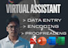 do data entry, encoding and proofreading