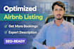 write professional airbnb description that can boost your property to higher