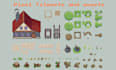 create custom pixel art tileset, tilemap, top down, rpg, platformer, adventure