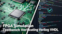 do fpga simulation testbench verification using verilog vhdl