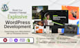 do modern business website design, redesign wordpress, website development
