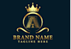 do modern crown logo design