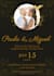 design an elegant wedding invitation