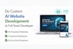 build a modern ai powered website with chatbot integration