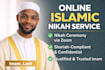 perform online islamic nikah as a qualified imam