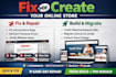 create woocommerce website, fix oscommerce, zencart, jimdo store design