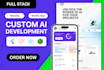 develop ai website, ai mobile app, ai chatbot as full stack developer