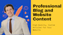 professional blog and website content writing