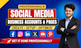 set up and optimize your social media business accounts