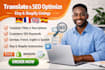 etsy  shopify listing translation with SEO optimization