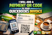 add a payment qr code to your quickbooks invoice