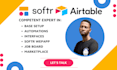 build custom airtable databases and softr web apps