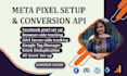 set up facebook pixel and conversion API