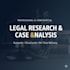 write professional legal case briefs, irac analysis and legal research