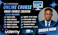 create a professional online video course, explainer and training videos
