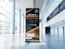 design roll up banner, retractable banner, pull up banner