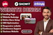 design showit website, redesign showit template yola, strikingly, using kimi ai