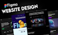 do figma website design, website ui ux design, ui ux design