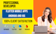 be your flutterflow developer, ai mobile app flutter development, figma