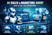build an ai sales marketing agent with chat and call API endpoint