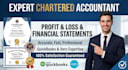 prepare financial statements, profit and loss, and bookkeeping