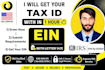 get your llc ein number tax id within 1 hour from irs