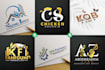 design a professional modern arabic calligraphy logo