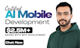 ai mobile app development ai chatbot ai agent ai app developer website developer