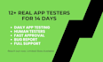 provide 12 testers closed testing 20 testers google play mobile app 12 app test