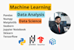 tutor mysql database, python, data science, machine learning
