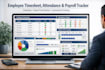 create employee timesheet, attendance tracker,schedule tracker and payroll sheet