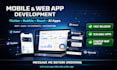 do mobile app development flutter bubble web app react ai app creation