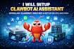 setup clawbot, openclaw clawdbot ai assistant molbot ai set up on vps, mac mini