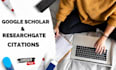 increase google scholar current, backdated citation, using researchgate