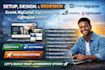 setup design and redesign ecwid website, big cartel, big commerce, lightspeed
