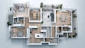 draft your 2d architecture floor plan from sketch
