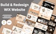 design wix website redesign rebuild revamp edit update clone wix site wix studio