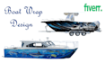 do creative boat wrap designs, watercraft, vehicle wrap design, car or van