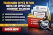 draft trademark office action response or opposition in 24h